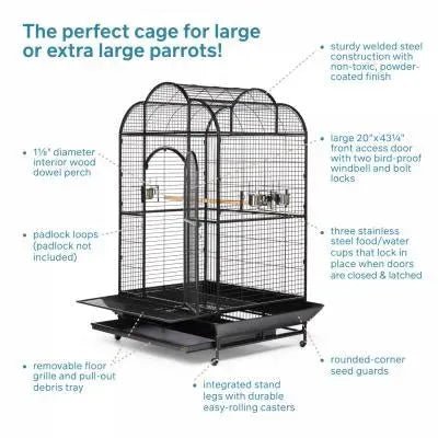 Prevue Silverado Macaw Bird Cage, 46"x36"x78 3/4"